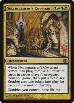 MTG Magic the Gathering Necromancer's Covenant (82/149) Alara Reborn MP - Image 1