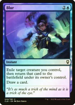 Magic The Gathering MTG BLUR FOIL Battle for Baldur's Gate NM Near Mint - Image 1