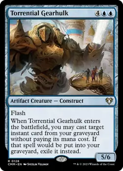 MTG - Torrential Gearhulk - Commander Masters - X1 - (LP) - - Image 1