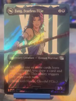 Fang, Fearless l'Cie (Borderless) (Surge Foil) Final Fantasy Foil - Image 1