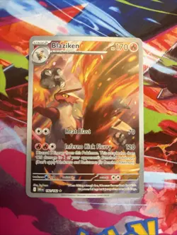 Blaziken 192/182 Destined Rivals Illustration Rare IR NM Pokemon TCG - Image 1