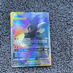 Pokemon Marshadow & Machamp GX Full Art Ultra Rare TAG TEAM Holo 199/214 270 HP - Image 5