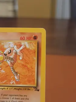 Hitmonlee - 22/62 - Pokemon Fossil Unlimited MP - Image 3