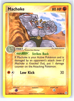 Machoke 41/101 Hidden Legends NM or LP Pokemon Card - Image 1