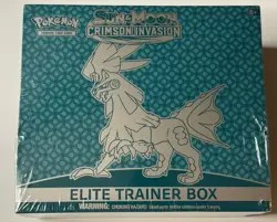Pokemon TCG Sun & Moon Crimson Invasion Elite Trainer Box ETB (Sealed) - Image 1