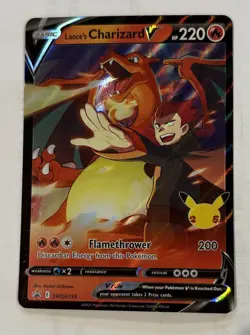Pokemon TCG Lance's Charizard v SWSH133 Promo. - Image 1
