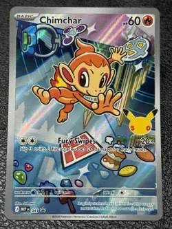 Chimchar MEP 041 Promo - Illustration Rare - Pokemon TCG: 30th Anniversary - NM - Image 1