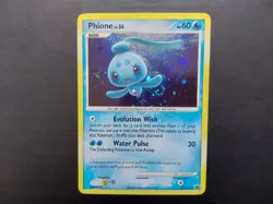 Pokemon - Phione 12/100 Rare Holo Diamond & Pearl Majestic Dawn Swirl - Image 1
