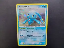 Pokemon - Manaphy 8/100 Rare Holo Diamond & Pearl Majestic Dawn - 2 Swirls - Image 1