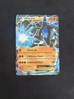 Lucario EX 54/111 XY - Furious Fists Holo Pokemon TCG - LP - Image 1