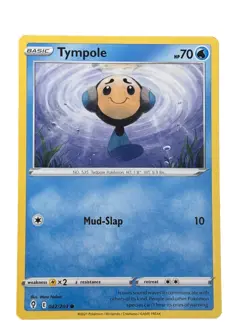 New: 2021 Pokemon TCG Tympole 042 Swsh07: Evolving Skies Regular Common - Image 1