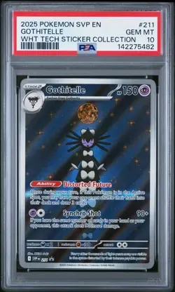 2025 POKEMON SVP EN-SV BLACK STAR PROMO #211 GOTHITELLE PSA 10 - Image 1