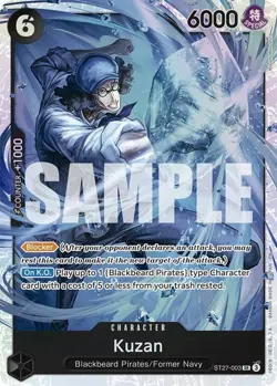 One Piece Kuzan (ST27-003/5) Starter Deck 27 BLACK Marshall.D.Teach NM FOIL - Image 1