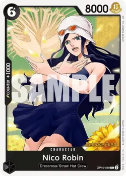 One Piece Nico Robin (OP10-089/75) Royal Blood Release Event Cards NM - Image 1