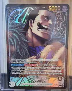 One Piece OP14-079 Crocodile Alt Art Leader – The Azure Sea’s Seven English - Image 1