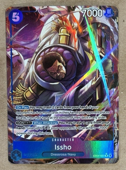 Issho Foil The Azure Sea's Seven Alternate Art EB04-022 One Piece CCG - Image 2