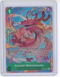 Kouzuki Momonosuke OP10-028 Alt Art Best Selection Vol. 4 - One Piece TCG NM - Image 1