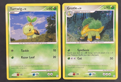 Pokemon Trading Cards Turtwig Grotle Base Diamond & Pearl 103/130 , 49/130 LP - Image 1