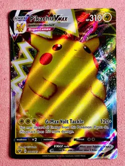 Pikachu VMAX | 044/185 | SWSH Vivid Voltage | 2020 Pokemon Card Ultra Rare | NM - Image 1
