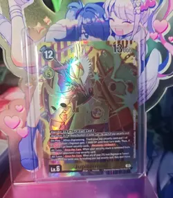 Digimon Card Game Jupitermon BT24-101 SEC Alternate Art NM - Image 1