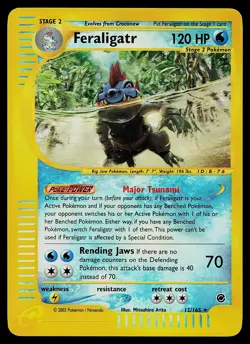 Pokemon Card - Feraligatr Expedition 12/165 Rare Reverse Holo - Image 1