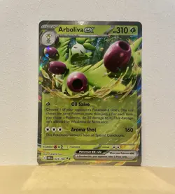 Pokemon TCG S&V Destined Rivals Arboliva EX Double Rare Card 023/182 - Image 1