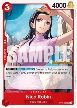 Nico Robin (OP11-009/75) OP11 A Fist of Divine Speed Release Event Cards NM - Image 1