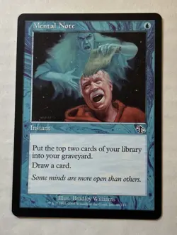 Mental Note X1 - NM - Judgment MTG Magic The Gathering Card English - Image 1