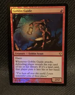 MTG - 1x Goblin Guide - Foil - Zendikar NM - Image 1
