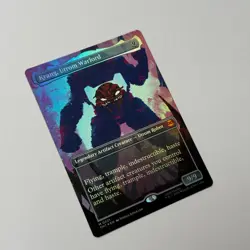 MTG - [TMNT - 221] Krang, Utrom Warlord (Borderless) Foil NM/M condition - Image 2