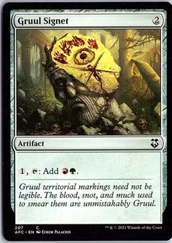 Gruul Signet C Commander: Adventures in the Forgotten Realms 207 LP Magic - Image 1