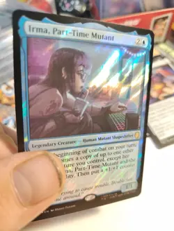 Irma, Part-Time Mutant #12 Surge Foil - Magic Mtg Teenage Mutant Ninja Turtles - Image 1