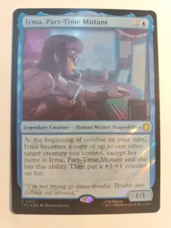 Irma, Part-Time Mutant #12 Surge Foil - Magic Mtg Teenage Mutant Ninja Turtles - Image 2