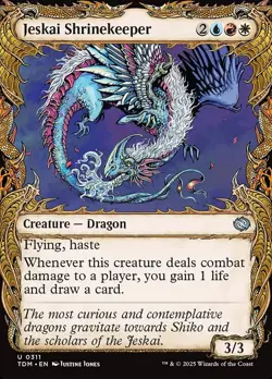 MTG Magic the Gathering Jeskai Shrinekeeper (311/485) Tarkir Dragonstorm LP - Image 1