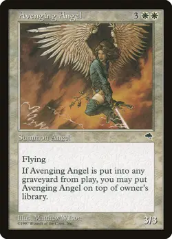 MTG Magic the Gathering Avenging Angel (7/350) Tempest MP - Image 1