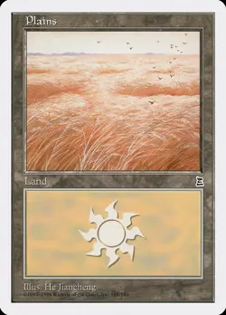 MTG Magic the Gathering Plains (168/180) Portal Three Kingdoms LP - Image 1