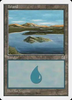 MTG Magic the Gathering Island (169/180) Portal Three Kingdoms LP - Image 1