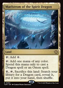 MTG Maelstrom of the Spirit Dragon (260p/166) Tarkir Dragonstorm Promos NM - Image 1