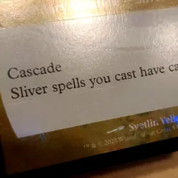 1x The First Sliver, Future Sight Foil, Magic MTG LP Light Play - Image 3