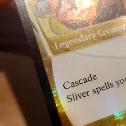 1x The First Sliver, Future Sight Foil, Magic MTG LP Light Play - Image 4