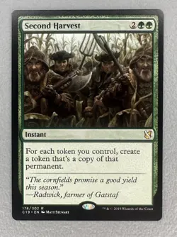 MTG - Second Harvest | Commander 2019 | R 178/302 | Instant | Regular | LP - Image 1