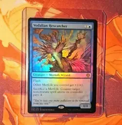 Vodalian Hexcatcher Dominaria United DMU 75 Foil Merfolk Wizard Creature Flash - Image 1