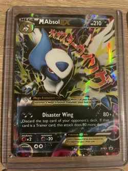 Pokemon TCG M Absol EX Promo XY63 + Absol EX Promo XY62 Holo Lot + Jumbo M Absol - Image 4