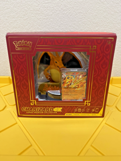Pokemon Mega Charizard X ex UPC + Charizard ex Super Premium Collection Box Lot - Image 2