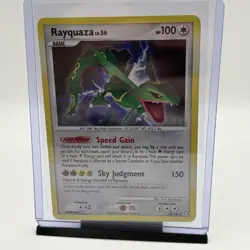 Rayquaza - 14/146 - 2008 Legends Awakened Holo Pokemon Card - MP - Image 1