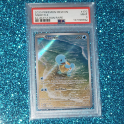 PSA 9 Squirtle 170/165 Pokemon Scarlet Violet 151 Illustration Rare IR MEW EN - Image 2