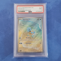 PSA 9 Squirtle 170/165 Pokemon Scarlet Violet 151 Illustration Rare IR MEW EN - Image 4