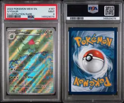 Pokemon Ivysaur SV: Scarlet & Violet 151 167/165 Illustration Rare PSA 9 Holo - Image 3