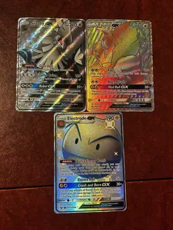 Pokemon TCG GX Lot Of 3 Voltorb Silvally Tauros - Image 1