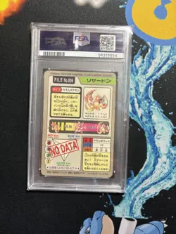 1997 Pocket Monsters Charizard Carddass Prism Psa 6 #006 ex - mint - Image 2